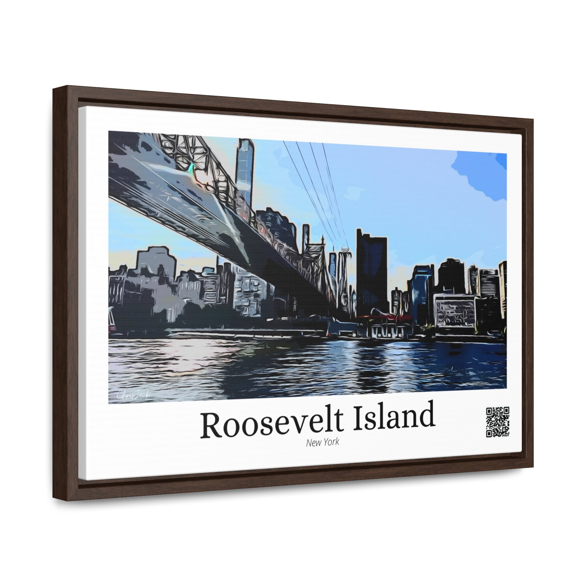 Tranquil Oasis: The Queensboro Bridge from Roosevelt Island