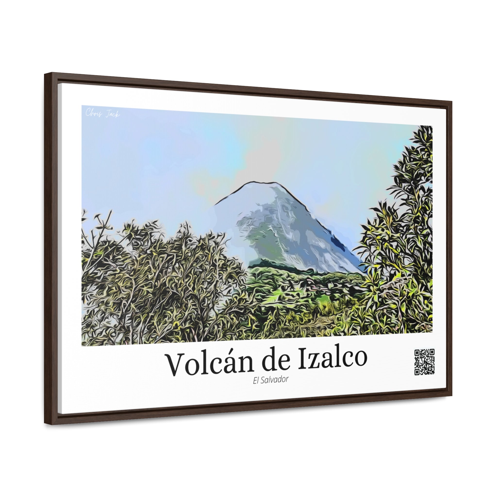 Volcanic Vistas: A Glimpse of Izalco from Santa Ana